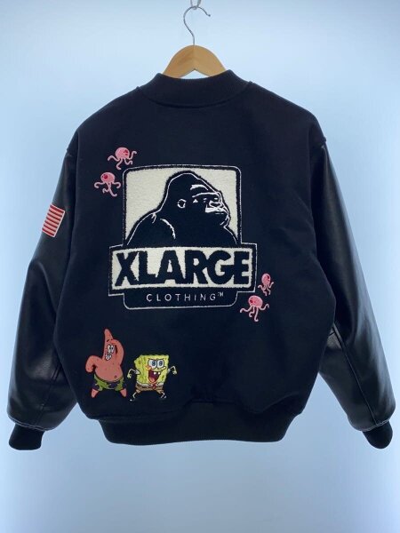 X-LARGE(エクストララージ) / 2025/×SpongeBob VARSITY/スタジャン/M 