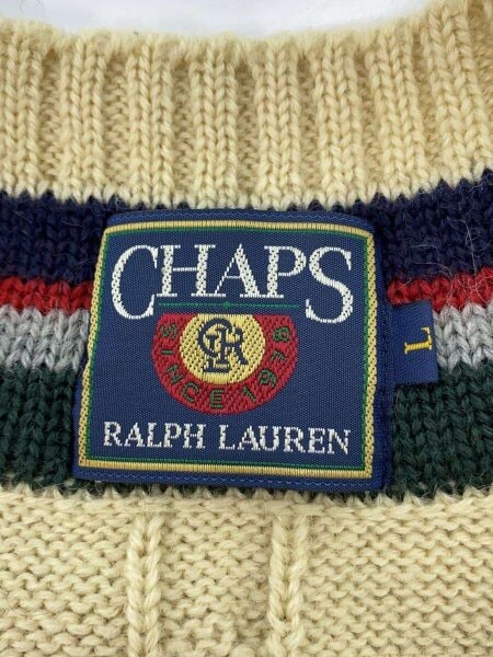 CHAPS RALPH LAUREN(チャップスラルフローレン) / 90s-/チルデンニット 