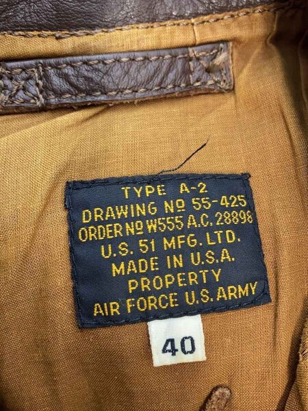 CAB CLOTHING(キャブクロージング) / U.S.51 MFG.LTD/AIR FORCE U.S. 