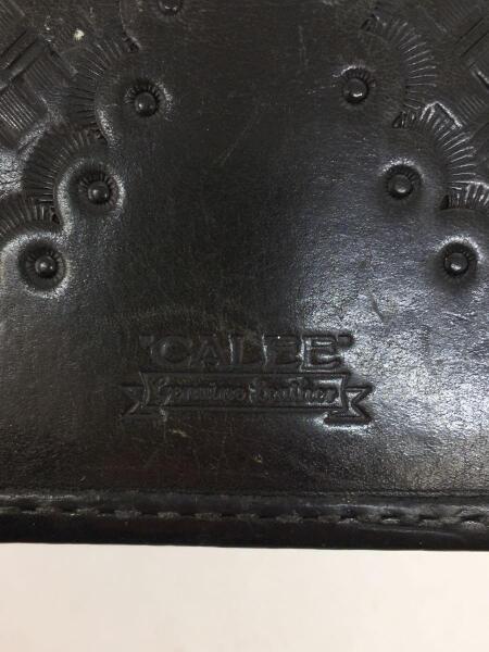 CALEE(キャリー) / 2つ折り財布/レザー/BLK/メンズ | 中古品の販売