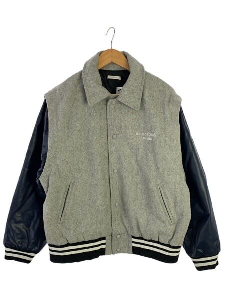 ATMOS(アトモス) / スタジャン/L/ウール/GRY | 古着の販売・通販なら 
