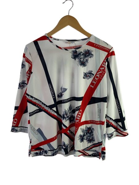 【美品】レオナール　カットソー　42 LEONARD カットソー LEONARD SPORT（レオナール スポーツ）Tシャツ