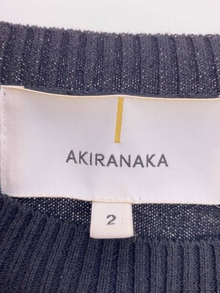 AKIRA NAKA / DANA GRAPHIC KNIT/ニット・セーター(薄手)/2/コットン/BLK/AP2160-BK AKIRA NAKA(アキラナカ) / DANA GRAPHIC KNIT/ニット・セーター(薄手