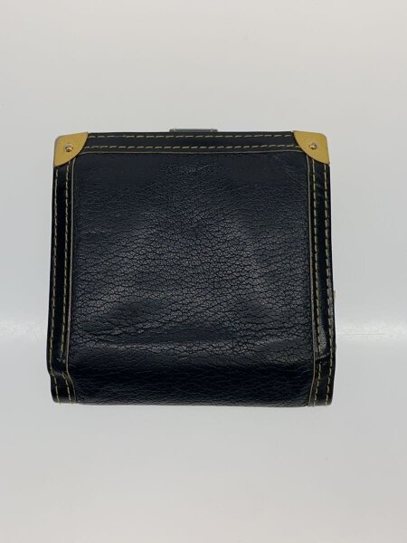 LOUIS VUITTON(ルイヴィトン) / コンパクト・ジップ_スハリ/レザー/BLK