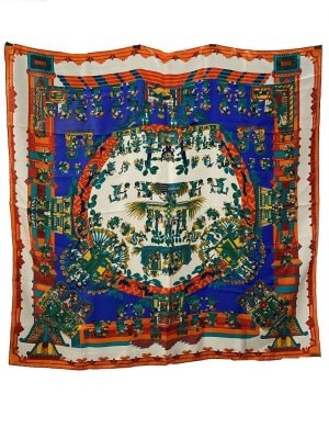 エルメス スカーフ カレ90 LES GIROUETTES 美品✨ エルメス カレ90