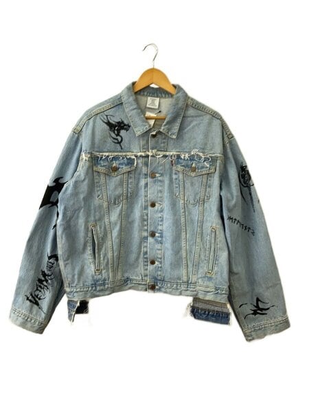 VETEMENTS(ヴェトモン) / TRIBAL DENIM JACKET/XS/デニム/IDG// | 古着