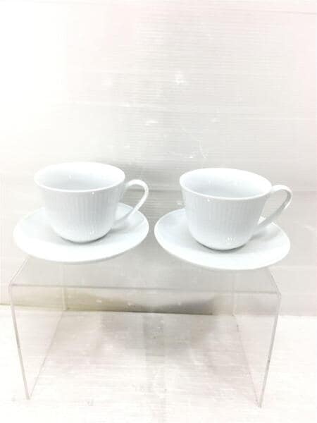 ロイヤルコペンハーゲン ホワイトフルーテッド カップ＆ソーサー