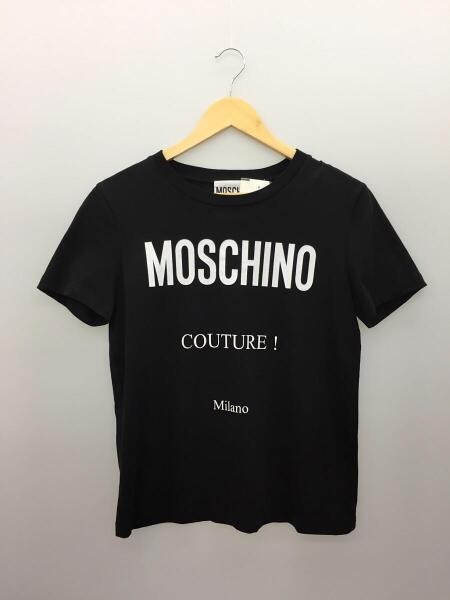 MOSCHINO(モスキーノ) / Tシャツ/XS/コットン/BLK/COUTURE