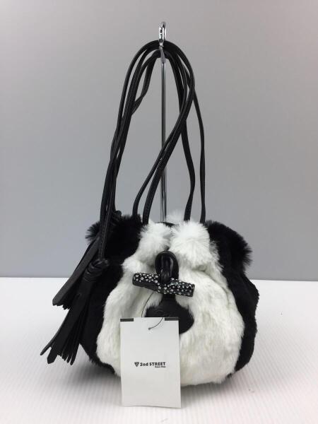 LONGCHAMP(ロンシャン) / ショルダーバッグ/ファー/WHT/ラビットファー 