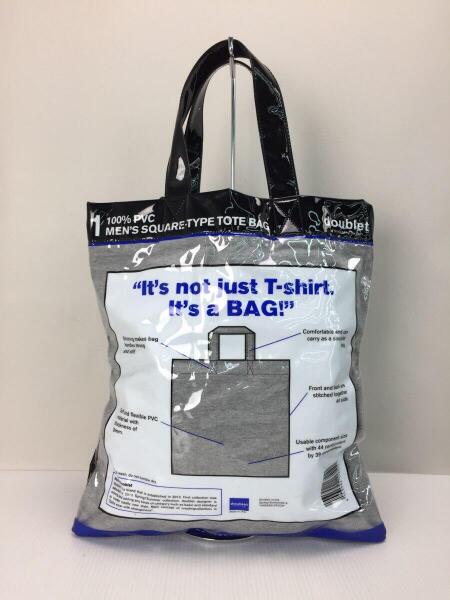 doublet(ダブレット) / DEADSTOCK PACKAGE BAG/トートバッグ/PVC/BLK 