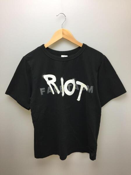 FACETASM(ファセッタズム) / Tシャツ/L/コットン/BLK/RIOT FACETASM 