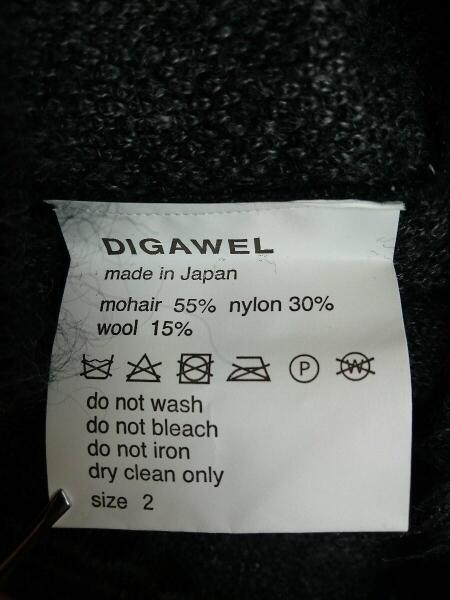 DIGAWEL(ディガウェル) / 2020AW/Argyle Mohair Sweater/セーター/2 