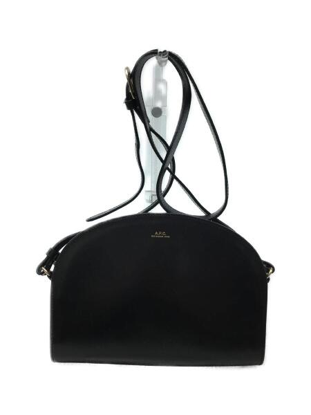 A.P.C.(アーペーセー) / ハーフムーン/ショルダーバッグ/レザー/BLK 