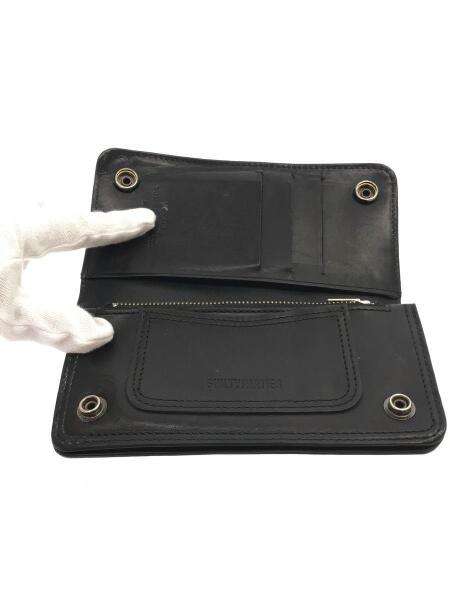 PORTER(ポーター) / ×WACKO MARIA/長財布/レザー/BLK/スレ/キズ有 