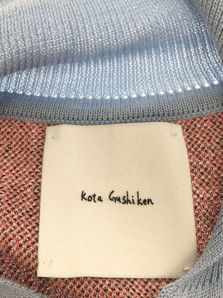 21SS/ニットポロシャツ/ポロシャツ/FREE/コットン/BLU 卸売 楽天市場