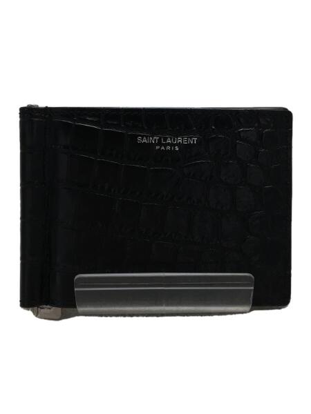 SAINT LAURENT(サンローラン) / クロコ型押し/マネークリップ/2つ折り 