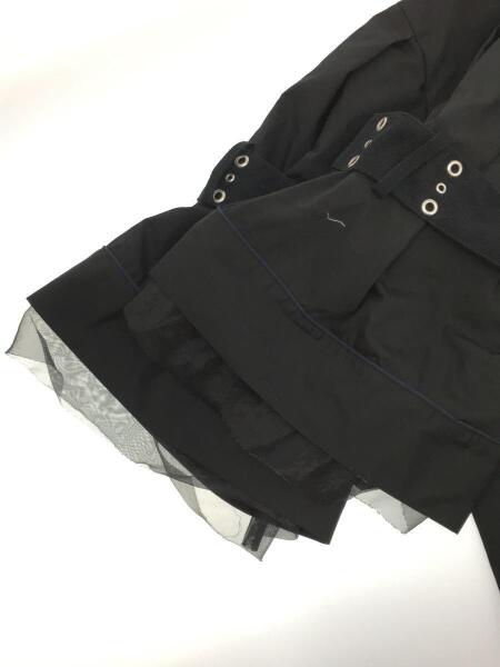 sacai(サカイ) / belted sleeve blouse/7分袖ブラウス/1/ポリエステル 