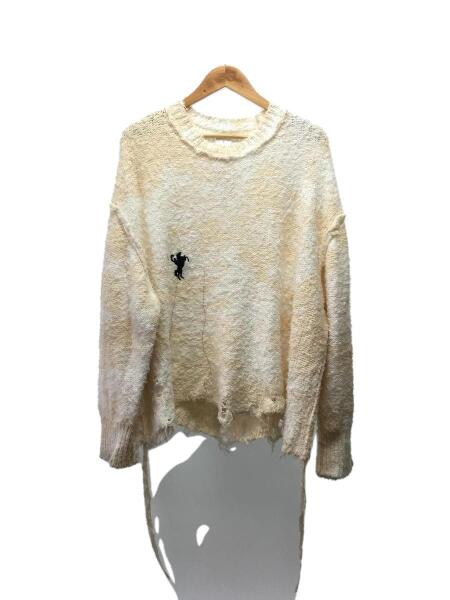 doublet(ダブレット) / RECYCLE COTTON BLEACHED PULLOVER IVORY 
