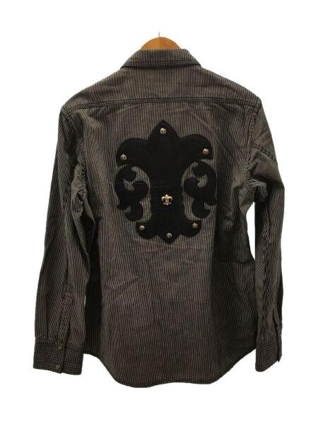 CHROME HEARTS(クロムハーツ) / アーミーシャツ/BSフレアレザーパッチ 