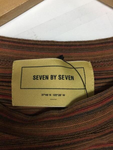 SEVEN BY SEVEN(セブンバイセブン) / 長袖Tシャツ/--/コットン/BRW 