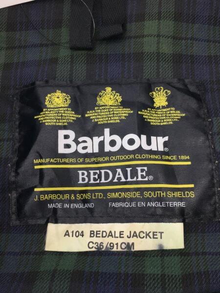 Barbour(バブアー) / BEDALE/SIZE：C36/ジャケット/コットン/GRY/袖先 