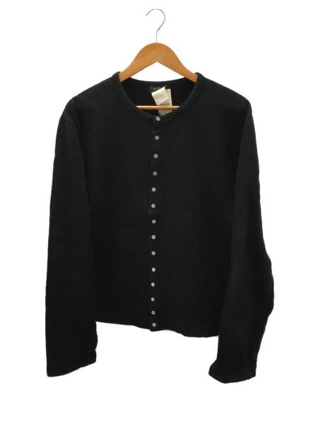 新品/特典付き agnes b. homme カーディガン プレッション 裏起毛 黒 