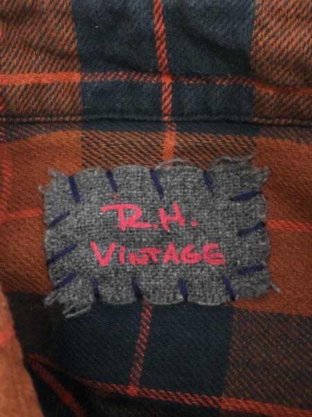 Ron Herman(ロンハーマン) / VINTAGE/ネルシャツ/M/コットン/オレンジ 