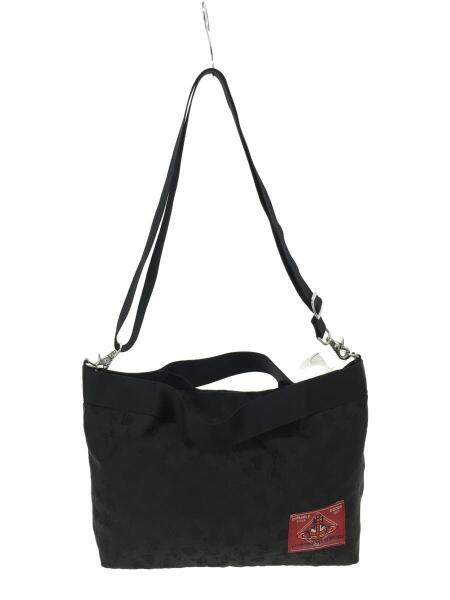 【美品】ヴィヴィアンウエストウッド　ショルダーバッグ　ロゴ　総柄　A4 美品】ヴィヴィアンウエストウッド ショルダーバッグ ロゴ 総柄 A4