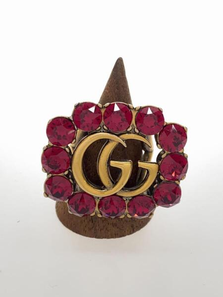 GUCCI(グッチ) / GGマーモント/ラインストーン/リング/15号/PNK/メンズ 