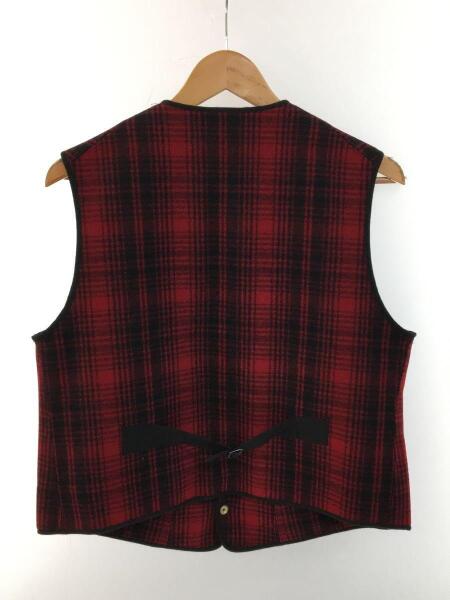 Woolrich(ウールリッチ) / ハンティングベスト/38/ウール/RED/チェック 