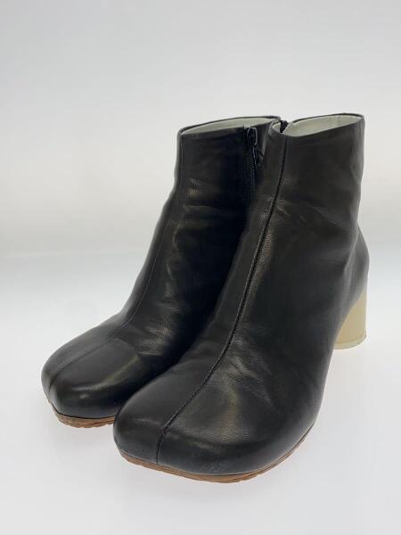 MM6(エムエムシックス) / レザーアンクルブーツ/38/BLK/レザー | 中古 