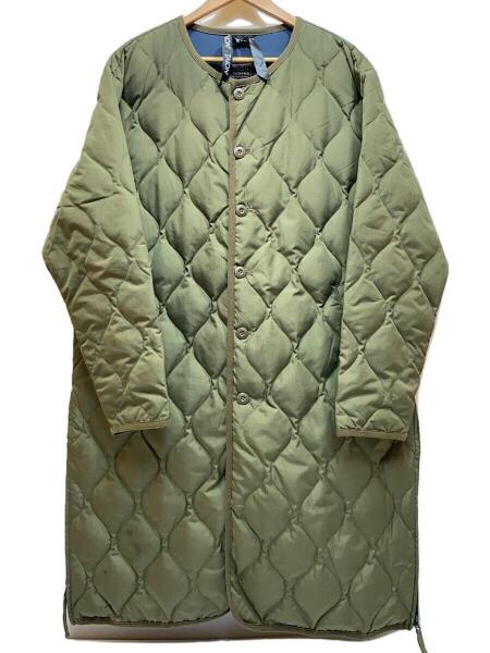 TAION(タイオン) / U NECK COAT/LONG MILITARY LINE/コート/XL 