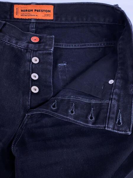 HERON PRESTON(ヘロンプレストン) / テープラインブラックデニム