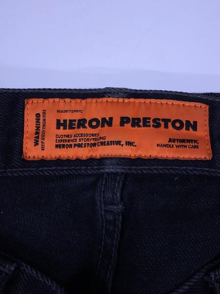 HERON PRESTON(ヘロンプレストン) / テープラインブラックデニム