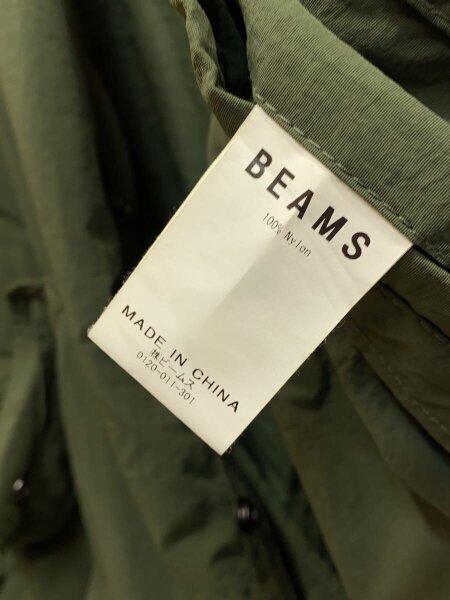 BEAMS(ビームス) / 20SS/M-65 モッズコート/L/ナイロン/GRN/無地/11-19 