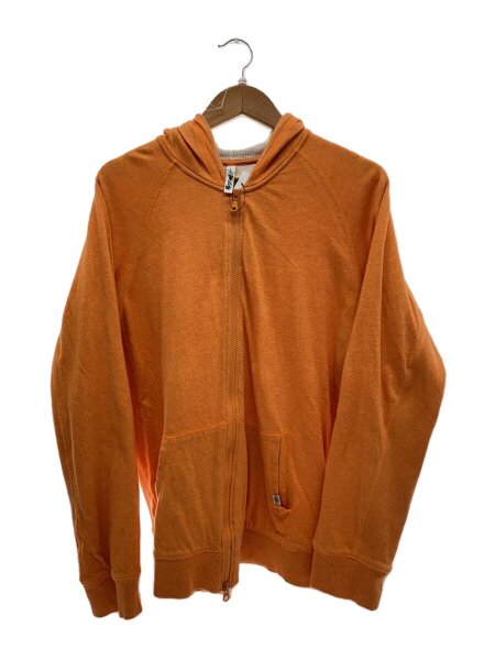 STUSSY(ステューシー) / サーマル/ジップパーカー/L/コットン/オレンジ 