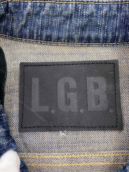 L.G.B.(ルグランブルー) / ダメージ加工/Gジャン/2/デニム/IDG/G-3/BR+ 