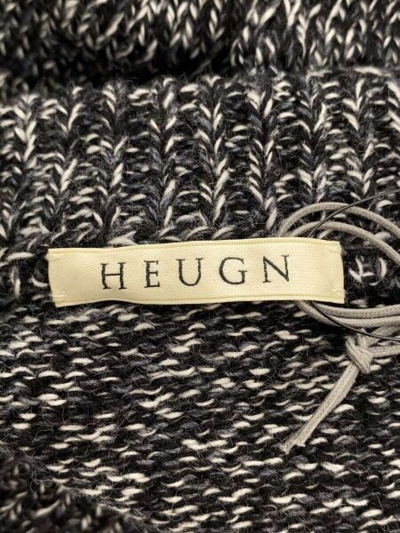 HEUGN(ユーゲン) / Alex Cashmere Knit Mix/3/カシミア/BLK/無地