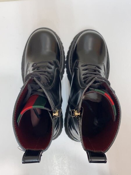GUCCI(グッチ) / ウェブ ストライプ付 ウィメンズ アンクルブーツ/38.5 