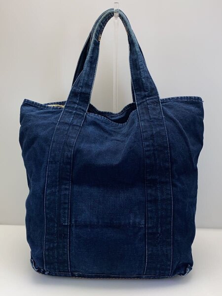 45rpm インディゴトートバッグ 良品✨45rpm インディゴ染め ロゴ