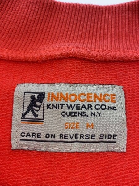 INNOCENCE NYC / スウェット/2/コットン/PNK/無地/ICN22SS-SWT002 INNOCENCE NYC(イノセンスニューヨーク) / スウェット/2/コットン/PNK
