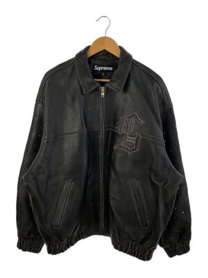 希少Supreme ブラックレザー ジャケット ストリート Supremeのレザージャケット検索結果|古着・中古品の通販サイト