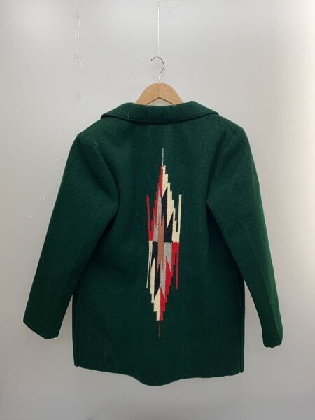 ORTEGA’S / 80-90S/コンチョボタン/チマヨ/ジャケット/S/ウール/GRN/無地 ORTEGA'S(オルテガ) / 80-90S/コンチョボタン/チマヨ/ジャケット/S