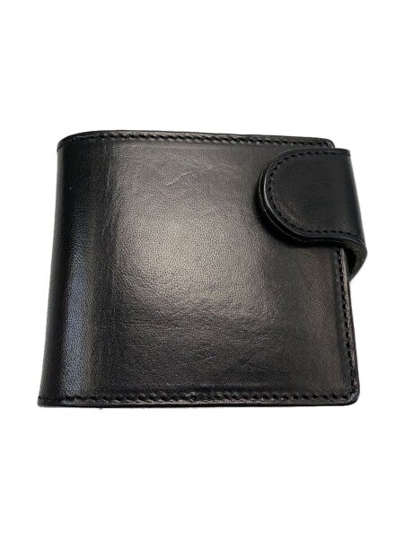 925&frasl;つ折り財布&frasl;レザー&frasl;BLK&frasl;無地&frasl;メンズ