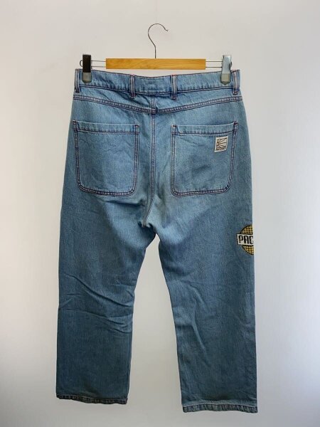 RASSVET(PACCBET) / エンブレムプリントデニムパンツ/M/コットン/IDG RASSVET(PACCBET)(ラスベート) / エンブレムプリントデニムパンツ/M