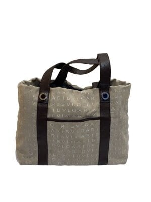 BVLGARI(ブルガリ) / トートバッグ/キャンバス/GRY | 中古品の販売