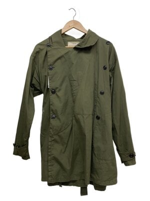 monitaly ノーカラーコート MONITALY(モニタリー) / ノーカラーコート/38/コットン/BLK