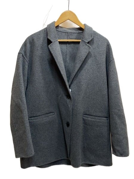 スピックアンドスパン ウールミックスリバージャケット36 スピック