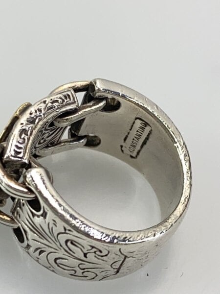 KONSTANTINO SV925+K18 リング　15.5号〜16号 楽天市場】konstantino リングの通販 KONSTANTINO SV925+K18 リング