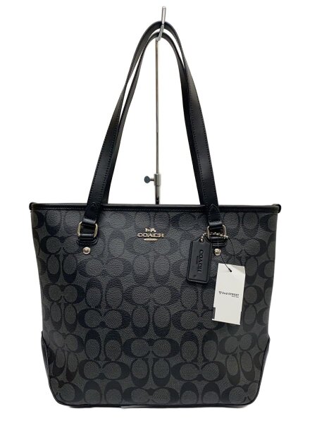 COACH コーチ トートバッグ シグネチャー　ブラック F58294 COACH(コーチ) / シグネチャー/トートバッグ/PVC/ブラック/総柄/F58294